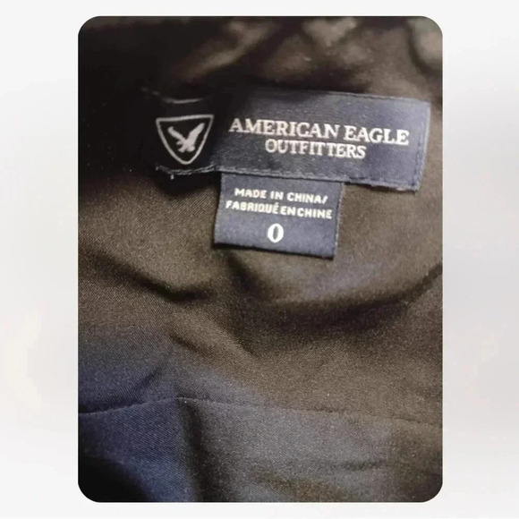 American Eagle Outfitters Black Floral Sleeveless Mini Cocktail Dress Size 0 - Picture 8 of 10